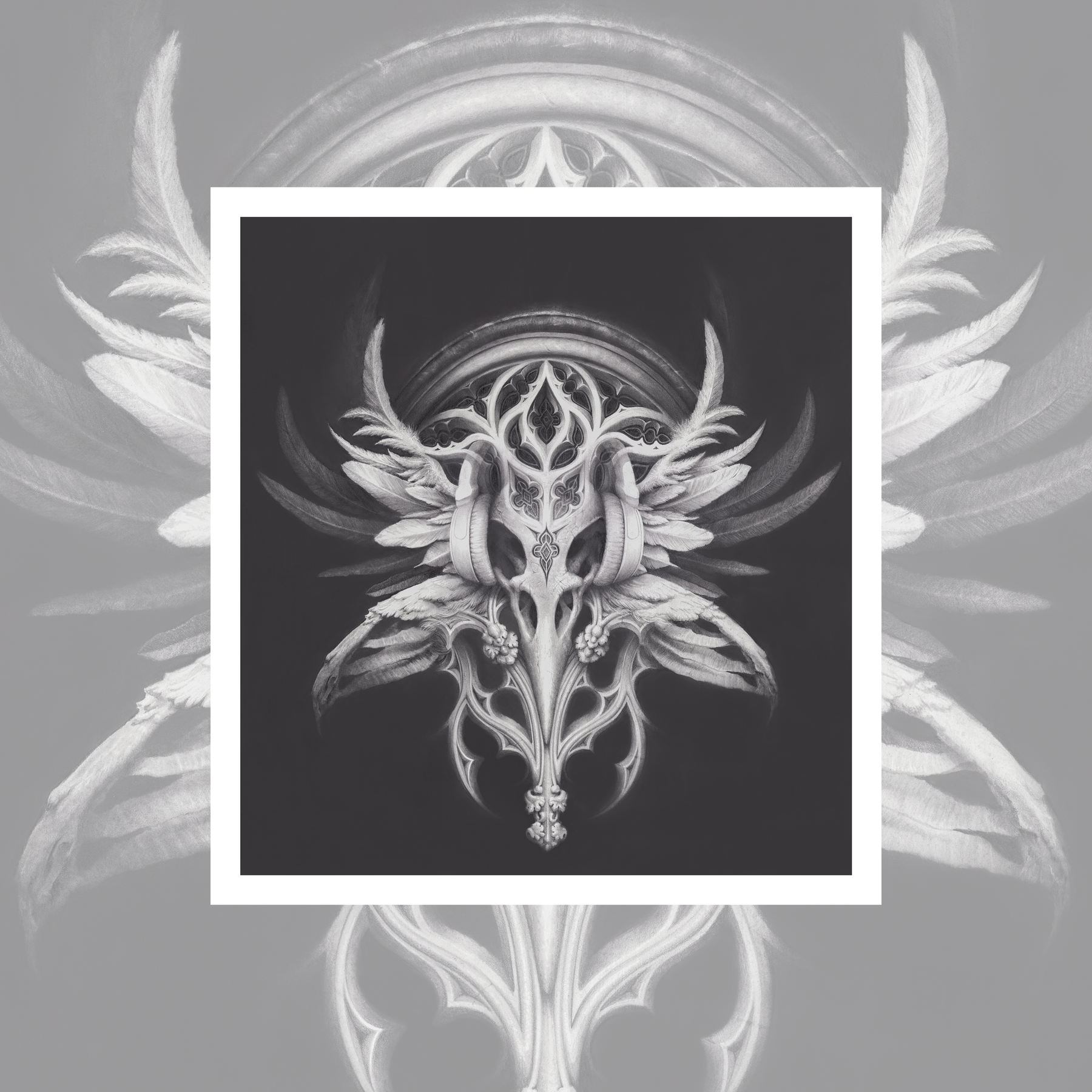 A Raven's Gospel giclée print by Needle Juice